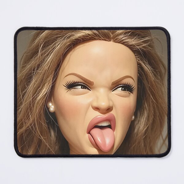 Item preview, Funny Blehh Tongue Out Doll Disgusted Stank Face Meme designed and sold by Devilians92.