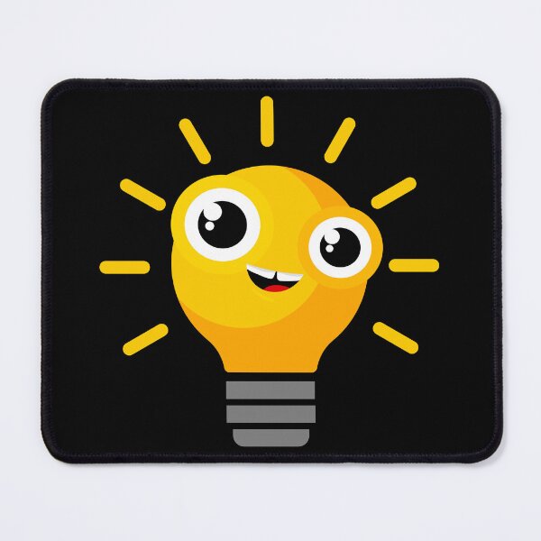 Item preview, Cute Light Bulb Character with Big Eyes designed and sold by chaaval.