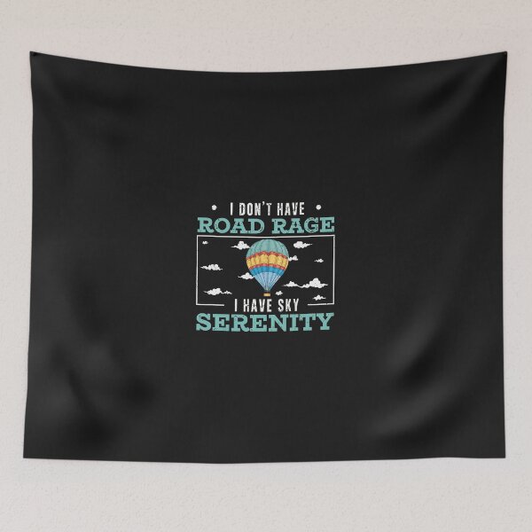 Item preview, Hot Air Balloon Sky Serenity Road Rage Humor designed and sold by egkjgteff.