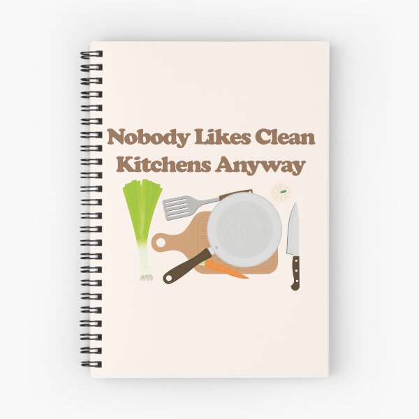 Item preview, Nobody Likes a Clean Kitchen Anyway. Retro design.  designed and sold by NPC-wear.