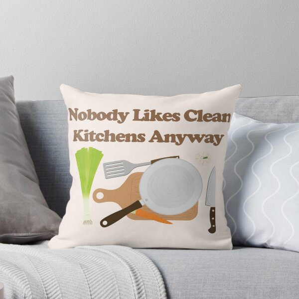 Item preview, Nobody Likes a Clean Kitchen Anyway. Retro design.  designed and sold by NPC-wear.