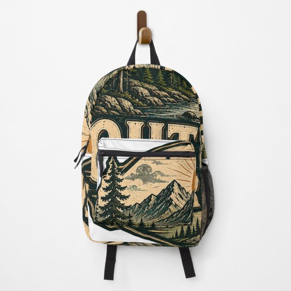 Item preview, Outdoor Forever Mountain Wilderness Vintage Hiking Adventure Design designed and sold by RobertArt08.
