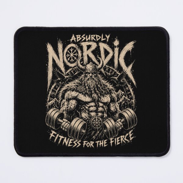 Item preview, Absurdly Nordic Viking Workout – Fitness for the Fierce designed and sold by FocusedPatterns.