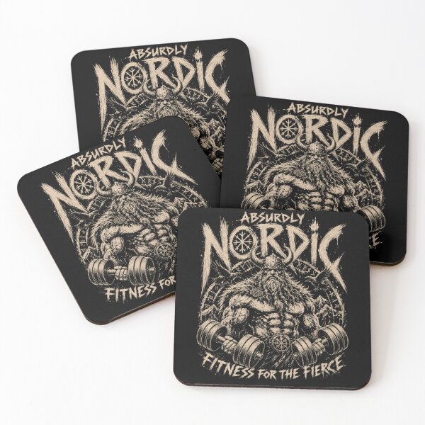 Item preview, Absurdly Nordic Viking Workout – Fitness for the Fierce designed and sold by FocusedPatterns.