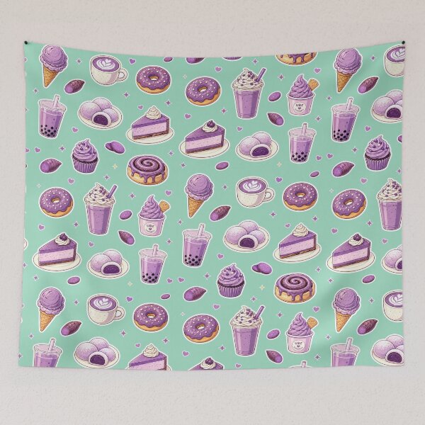 Item preview, Purple Yam Ube Sweets Collection - Whimsical Dessert Collection designed and sold by merchxwear.