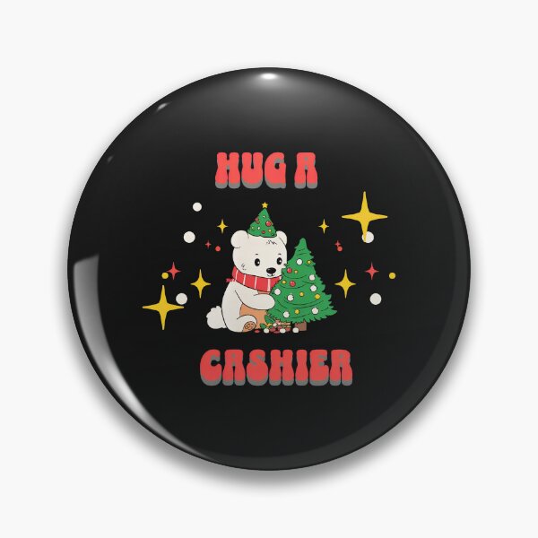 Item preview, HUG A CASHIER Polar Bear Christmas Tree Funny designed and sold by egkjgteff.