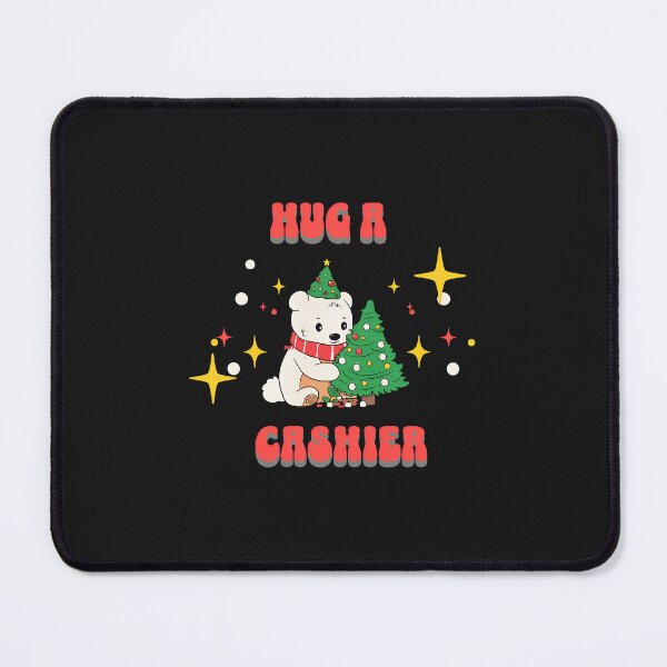 Item preview, HUG A CASHIER Polar Bear Christmas Tree Funny designed and sold by egkjgteff.