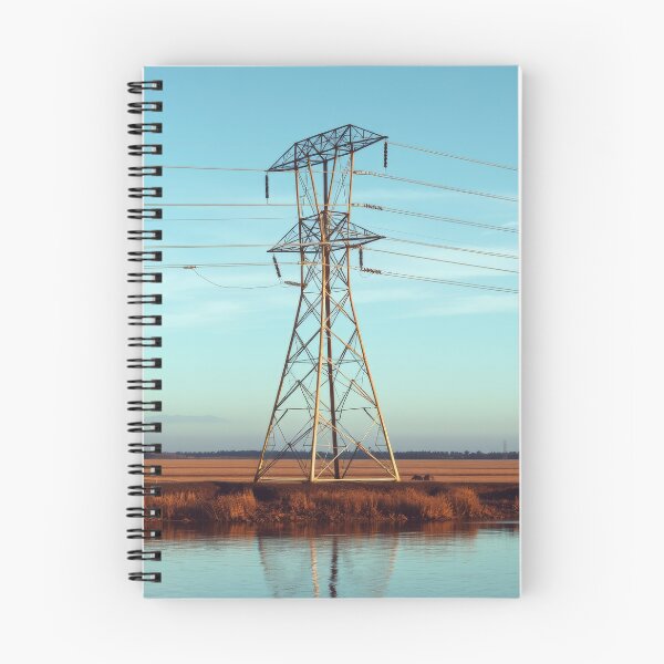 Item preview, Electricity Pylon River Landscape designed and sold by Pylon-Bureau.