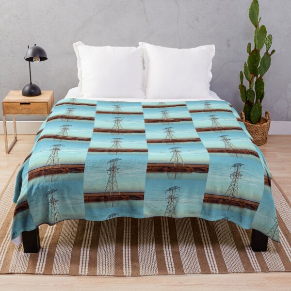 Item preview, Electricity Pylon River Landscape designed and sold by Pylon-Bureau.