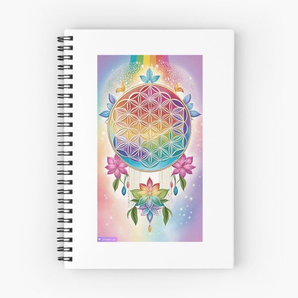 Item preview, AI FLOWER OF LIFE DREAM CATCHER designed and sold by DeniseFFulmer12.