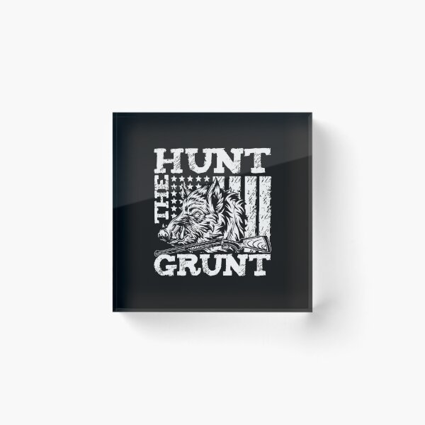 Item preview, Hunt Grunt Wild Boar Rifle American Flag Patriotic Outdoor Apparel designed and sold by nuarjcinw.