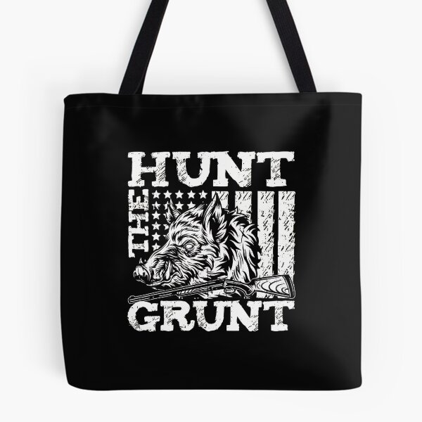 Item preview, Hunt Grunt Wild Boar Rifle American Flag Patriotic Outdoor Apparel designed and sold by nuarjcinw.