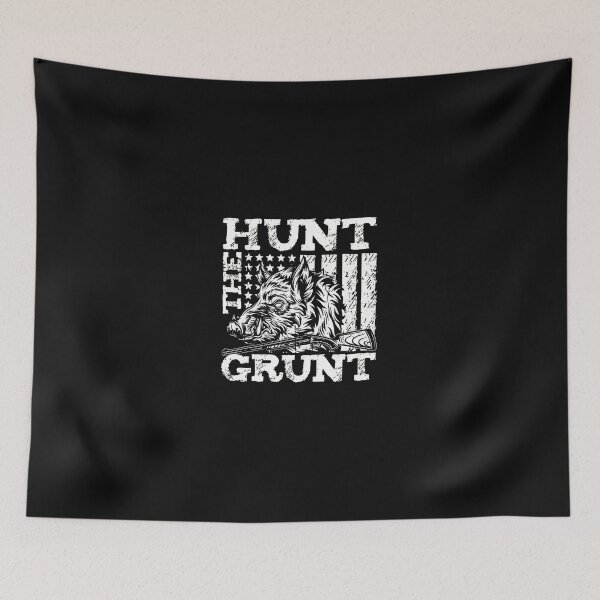 Item preview, Hunt Grunt Wild Boar Rifle American Flag Patriotic Outdoor Apparel designed and sold by nuarjcinw.