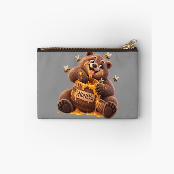 Item preview, Cute Bear Eating Honey – Funny Honey Bear designed and sold by LST-Desings.