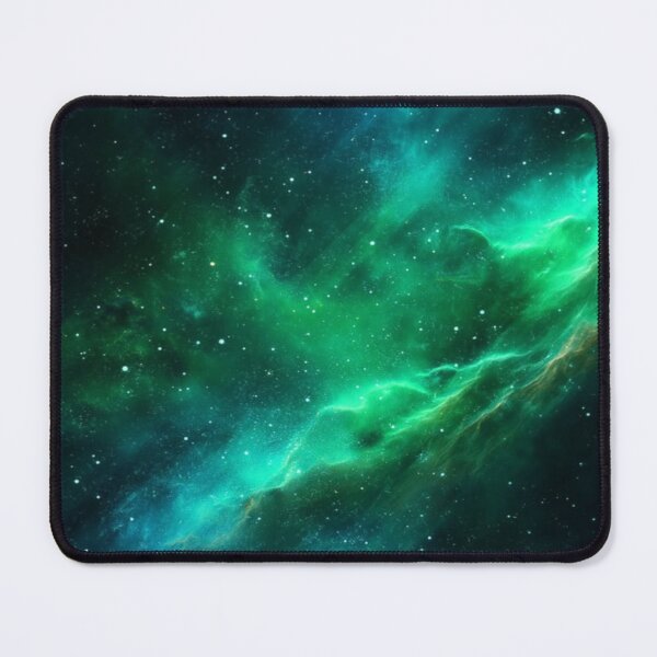 Item preview, Cosmic Galaxy In Teal And Green Artwork designed and sold by NivyasArtistry.