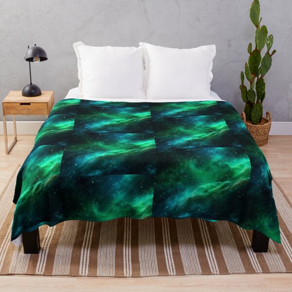 Item preview, Cosmic Galaxy In Teal And Green Artwork  designed and sold by NivyasArtistry.