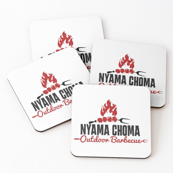 Item preview, Nyama Choma Outdoor Barbecue Flame Logo designed and sold by xtehuip.