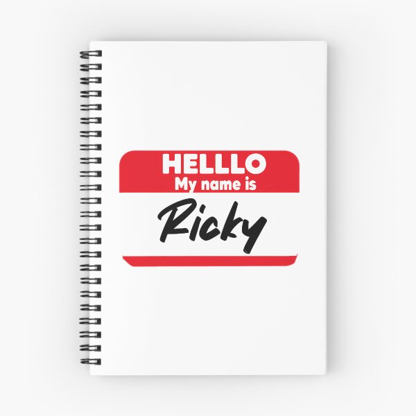 Item preview, Funny Hello My Name Is Ricky Design For Men And Women Cool Party Outfit Gift For Friends designed and sold by FerrisBuiltd.