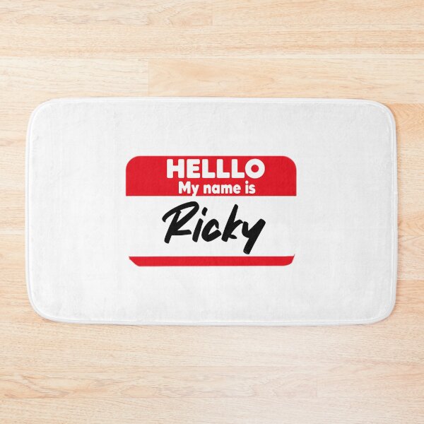Item preview, Funny Hello My Name Is Ricky Design For Men And Women Cool Party Outfit Gift For Friends designed and sold by FerrisBuiltd.
