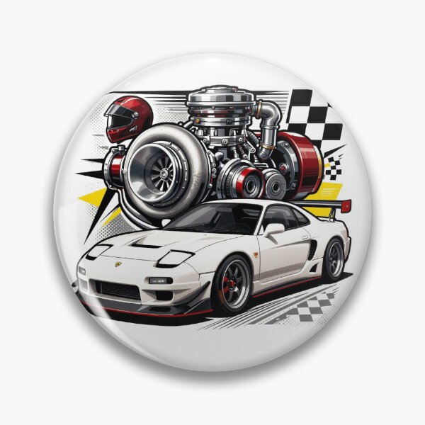 Item preview, Turbo JDM Sports Car Racing Graphic designed and sold by Thompika.