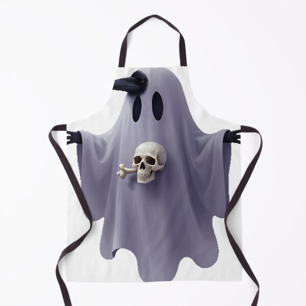 Item preview, Ghost Crow with Tiny Skull designed and sold by IllumeInk.