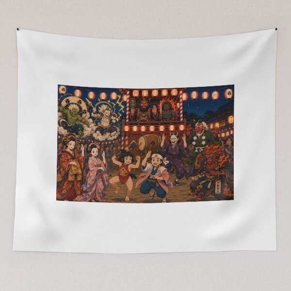 Item preview, Yokai Night Festival designed and sold by キンタロウ インク.