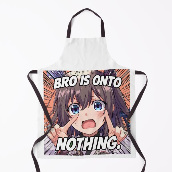 Item preview, concern meme bro is onto nothing T-Shirt, Anime Girl Meme, Kawaii Reaction Humor, Manga Fan Joke, Funny Anime Graphic Tee designed and sold by pawsome purrfect.