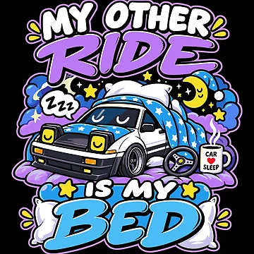 Artwork thumbnail, My Other Ride Is My Bed by RAS-77