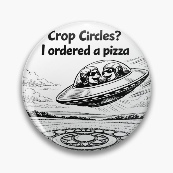 Item preview, Crop Circles - PIZZA designed and sold by CG17s.