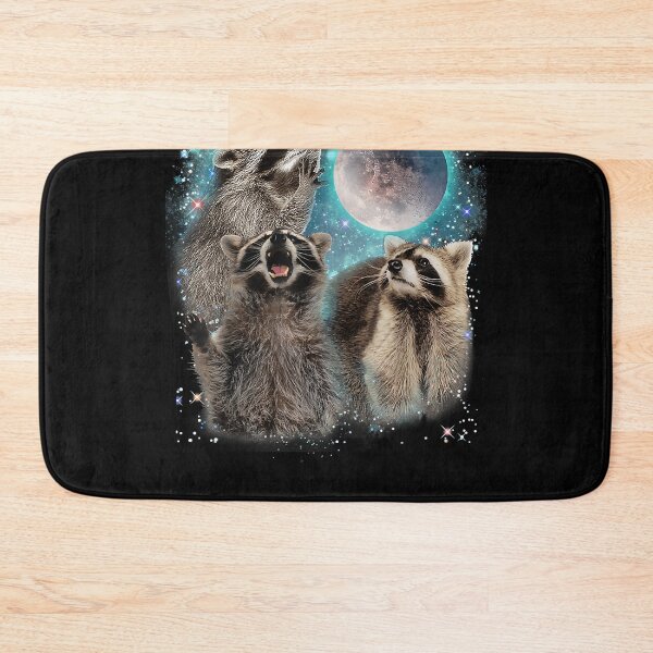 Item preview, Funny Raccoon Moon Howling T-Shirt for Men Women Kids Tees  designed and sold by AndyMcGuire.
