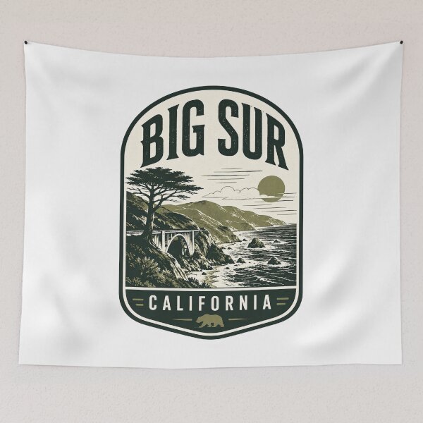 Item preview, Big Sur - California designed and sold by GoodOldVintage.