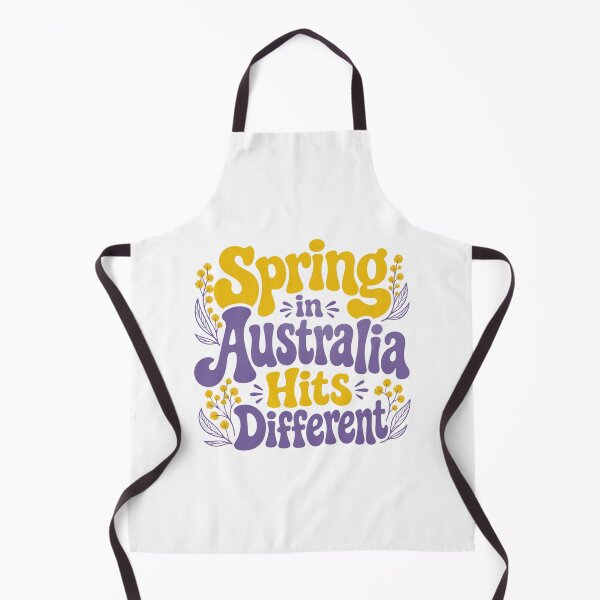 Item preview, Spring In Australia Hits Different Retro Wattle Jacaranda Spring Quote designed and sold by Yellowriversss.