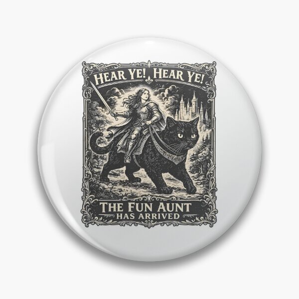 Item preview, Fun Aunt Knight Riding Black Cat designed and sold by OrlimarHIpo.