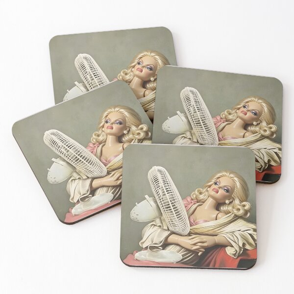 Item preview, Dramatic Hot Flash Blonde Doll Electric Fan Renaissance Meme designed and sold by Devilians92.