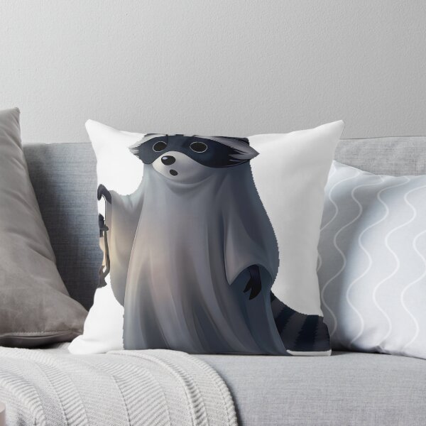 Item preview, Ghost Raccoon with Mask Face designed and sold by IllumeInk.