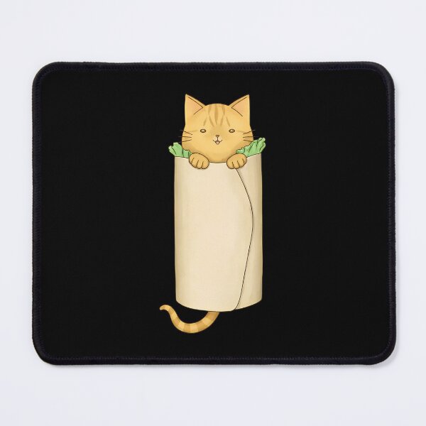 Item preview, Cute Cat Burrito Fun Foodie Animal Illustration designed and sold by GiaoCalonas.