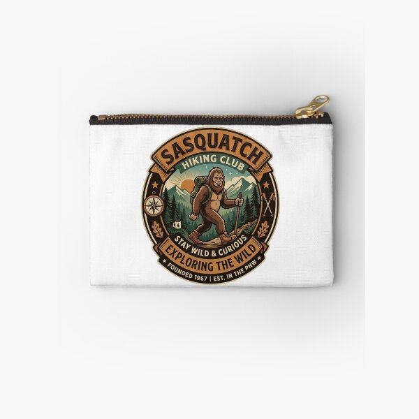 Item preview, Vintage Sasquatch Hiking ClubPNW Retro Bigfoot Badge designed and sold by Wear Sculpt.