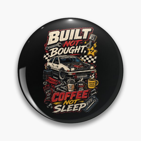 Item preview, Built Not Bought Coffee Not Sleep  designed and sold by RAS-77.