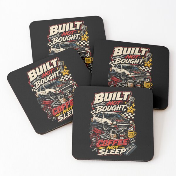 Item preview, Built Not Bought Coffee Not Sleep  designed and sold by RAS-77.