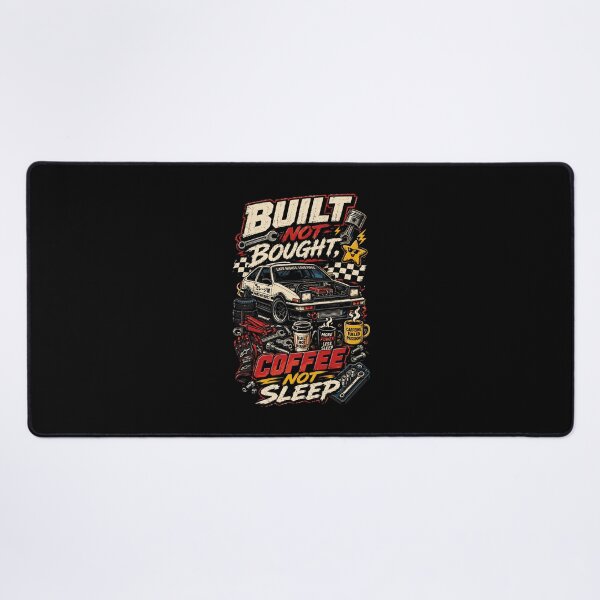Item preview, Built Not Bought Coffee Not Sleep designed and sold by RAS-77.