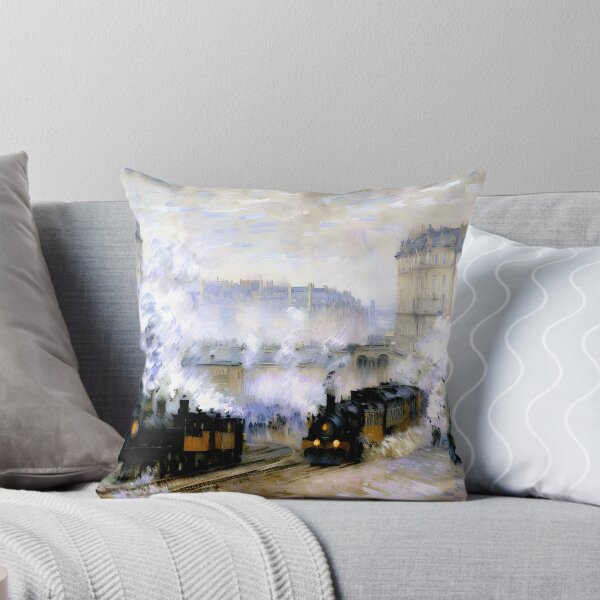 Item preview, Arrival of a Train, Gare Saint-Lazare designed and sold by artdesignsnow.