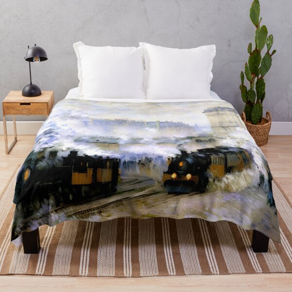 Item preview, Arrival of a Train, Gare Saint-Lazare designed and sold by artdesignsnow.