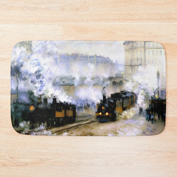 Item preview, Arrival of a Train, Gare Saint-Lazare designed and sold by artdesignsnow.