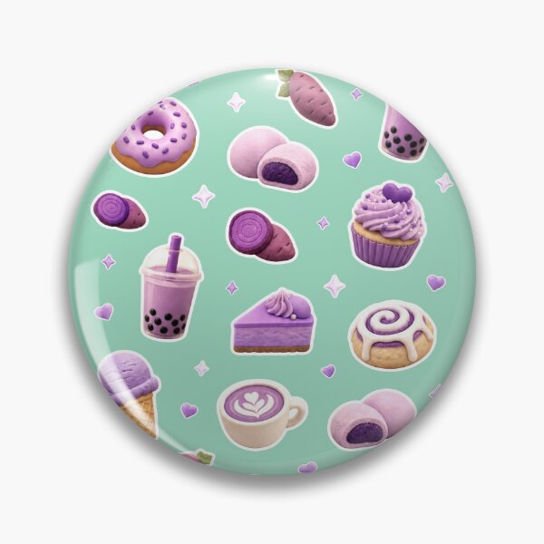 Item preview, Cute Ube Desserts Purple Yam Food - Kawaii Purple Food Aesthetic designed and sold by merchxwear.