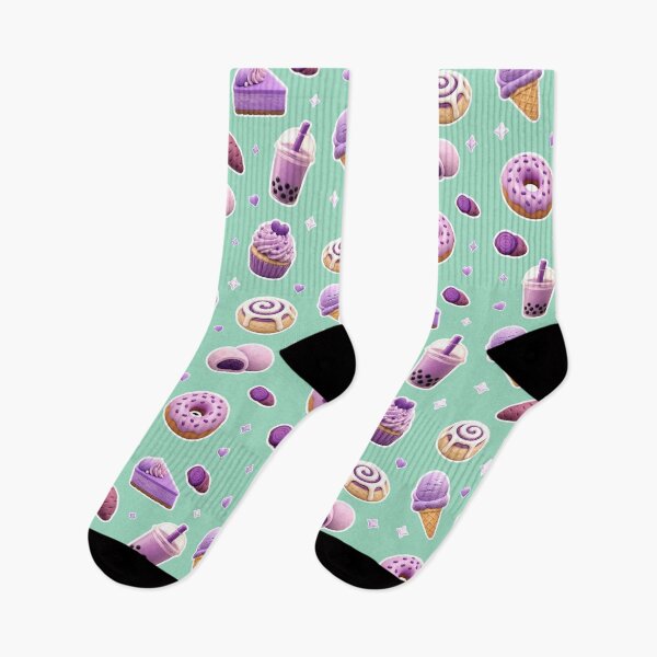 Item preview, Cute Ube Desserts Purple Yam Food - Kawaii Purple Food Aesthetic designed and sold by merchxwear.