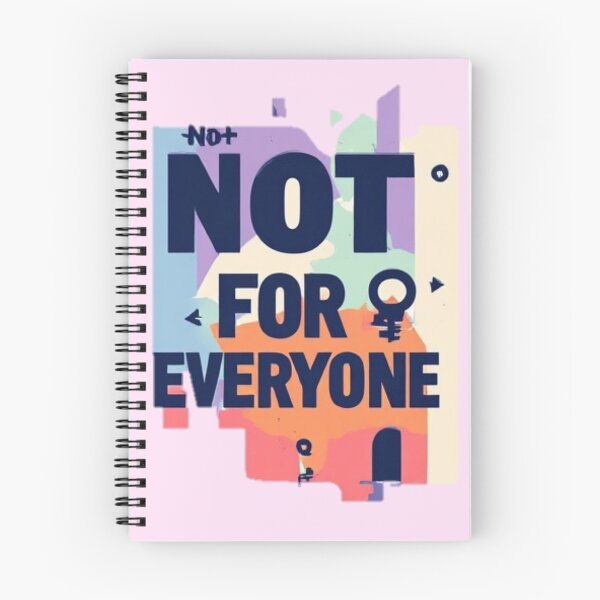 Item preview, Not For Everyone | Bold Attitude Minimal Typography Design designed and sold by AAstore0013.