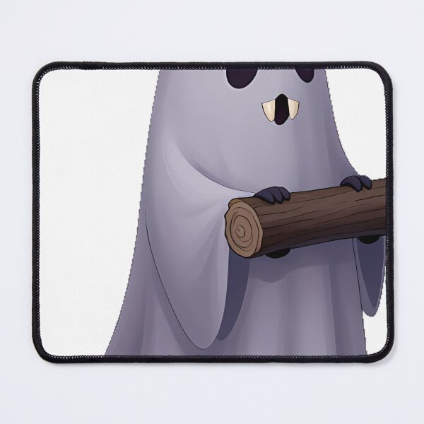 Item preview, Ghost Beaver with Wooden Log designed and sold by IllumeInk.