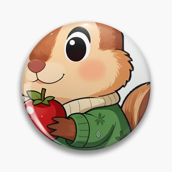 Item preview, Chipmunk in Forest Green Sweater designed and sold by pumsquare.