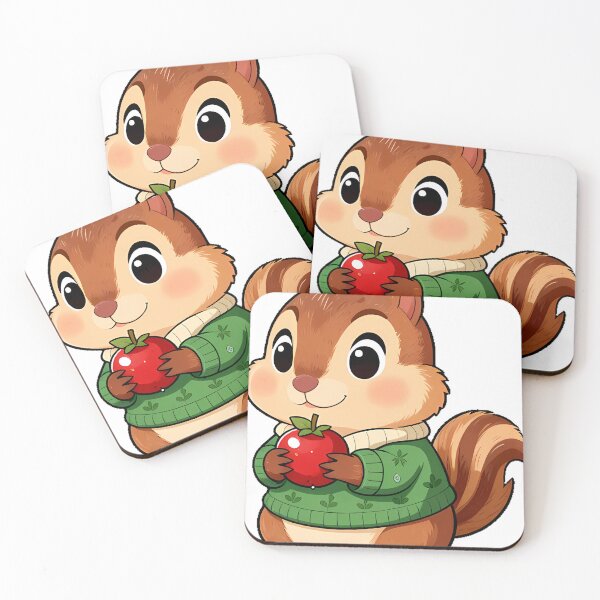 Item preview, Chipmunk in Forest Green Sweater designed and sold by pumsquare.