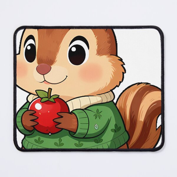 Item preview, Chipmunk in Forest Green Sweater designed and sold by pumsquare.